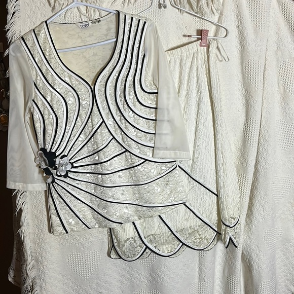 Vintage Two Piece Skirt Set - Picture 1 of 5